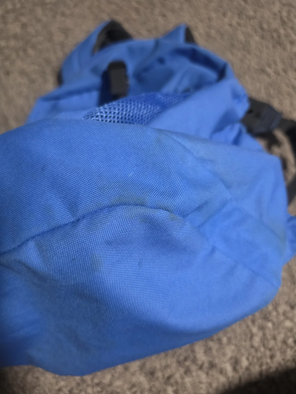 The North Face Blue Backpack with Yellow Logo - Everyday Carry Bag